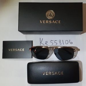 BRAND NEW VERSACE Sunglasses VE 2216 1002/87 Gold/